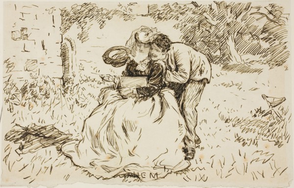 Perspective, 1870/91, Attributed to Charles Keene, England, 1823-1891, England, Pen and brown ink