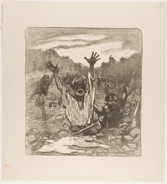 The Cry of the Streets!, February 1894, Théophile-Alexandre Steinlen, French, born Switzerland,
