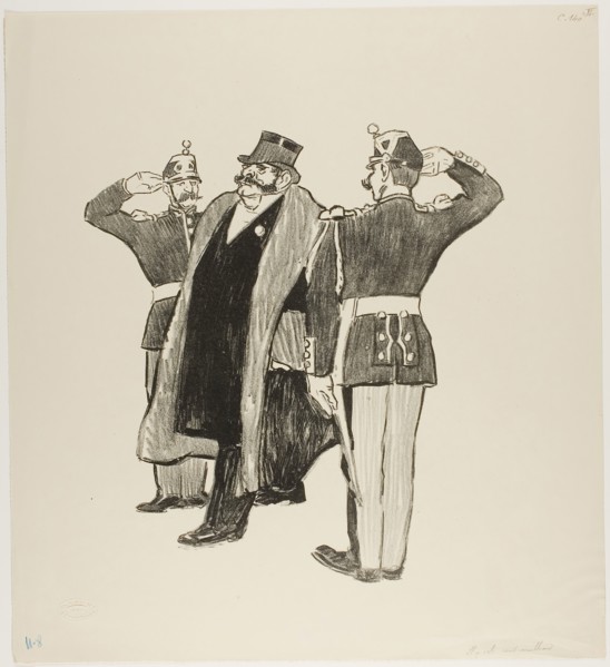 One Hundred Million, February 1894, Théophile-Alexandre Steinlen, French, born Switzerland,