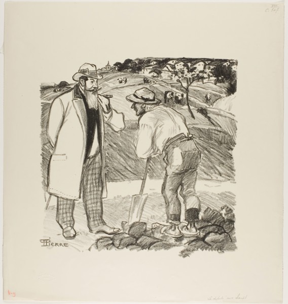 The Field Inspector, April 1894, Théophile-Alexandre Steinlen, French, born Switzerland, 1859-1923,