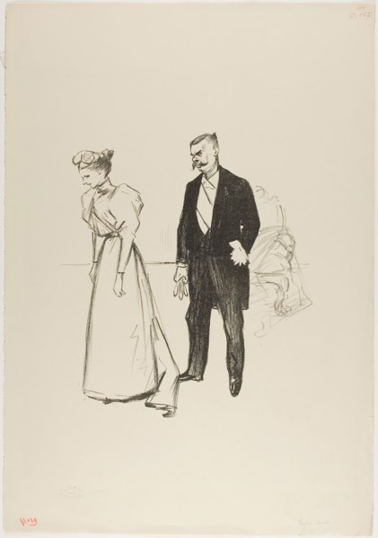Alone at last!, July 1894, Théophile-Alexandre Steinlen, French, born Switzerland, 1859-1923,