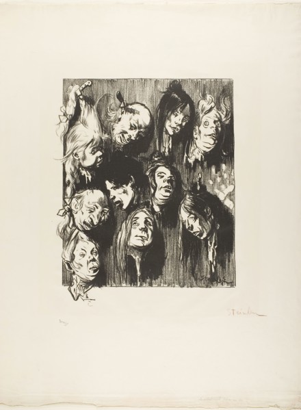 Ten Assassinations for a Penny, November 1897, Théophile-Alexandre Steinlen, French, born