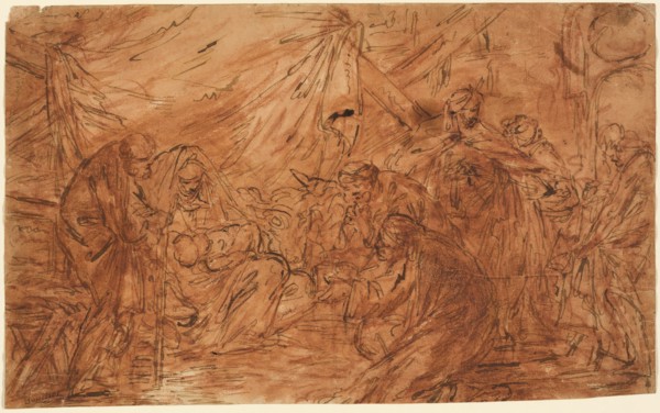 Adoration of the Magi, n.d., Attributed to a pupil of François Boucher (French, 1703-1770), or