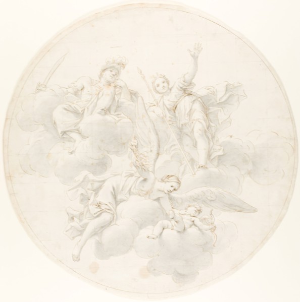 The Chastisement of Cupid by Jealousy in the Presence of Diana and Mars, 1692/1700, Marcantonio