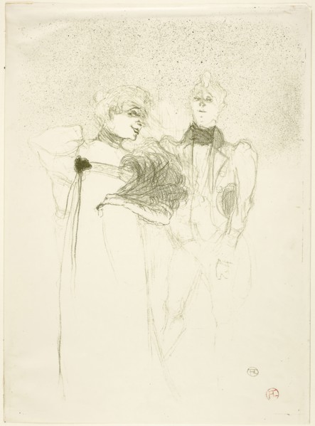 Mademoiselle Lender, in Madam Satan, 1893, Henri de Toulouse-Lautrec, French, 1864-1901, France,
