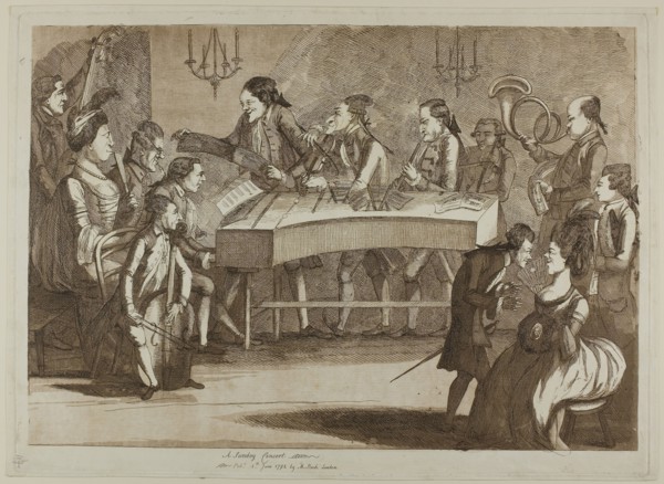 A Sunday Concert, n.d., James Bretherton (English, active 1770-1781), published by M. Rack
