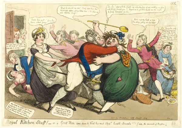 Royal Kitchen Stuff!, 1819, Isaac Robert Cruikshank (English, 1789-1856), published by J.