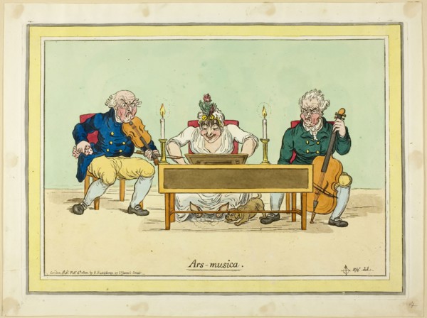 Ars musica, published February 16, 1800, James Gillray (English, 1756-1815), after Brownlow North