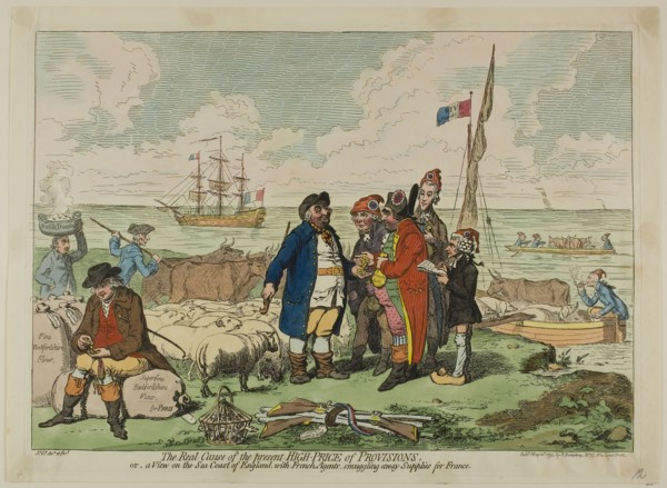 The Real Cause of the Present High-Price of Provisions, published May 11, 1795, James Gillray