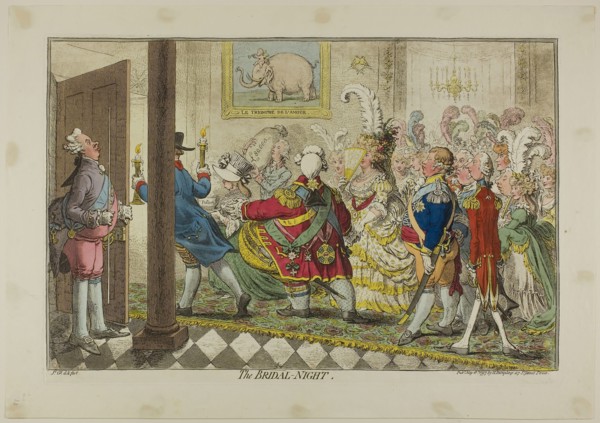 The Bridal Night, published May 18, 1797, James Gillray (English, 1756-1815), published by Hannah