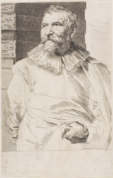 Adam van Noort, 1630/33, Anthony van Dyck, Flemish, 1599-1641, Flanders, Etching and engraving in