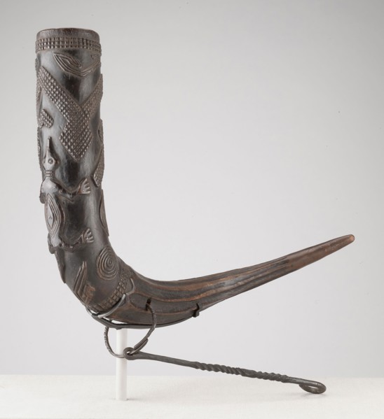 Horn, Mid–/late 19th century, Kuba, Kasai region, Democratic Republic of the Congo, Central Africa,