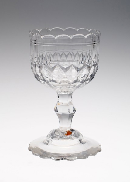 Goblet, Late 18th century, England, Glass, 15.2 × 8.4 cm (6 × 3 5/16 in.)