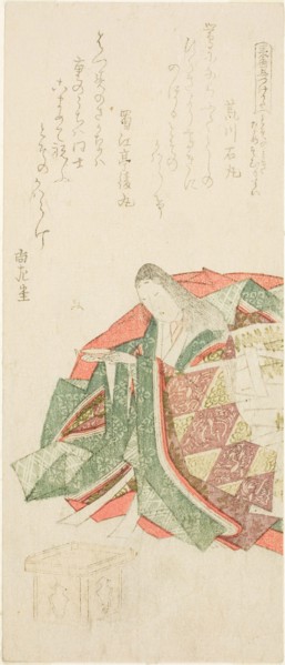 The Proper Way of Drinking New Year’s Sake (Toso no miki namesomuru tei), from the series Teaching