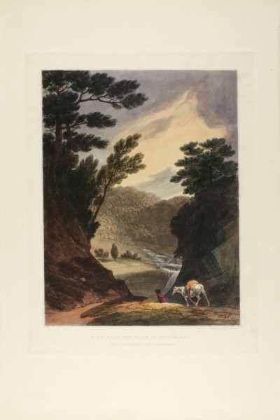 View Near the Schuylkill Falls, Pennsylvania, plate five of the first number of Picturesque Views