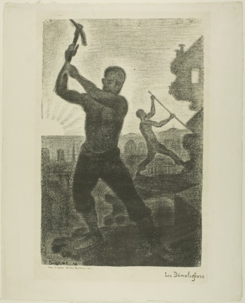 The Wreckers, 1896, Paul Signac (French, 1863-1935), printed by Jean Grave (French, 19th-20th