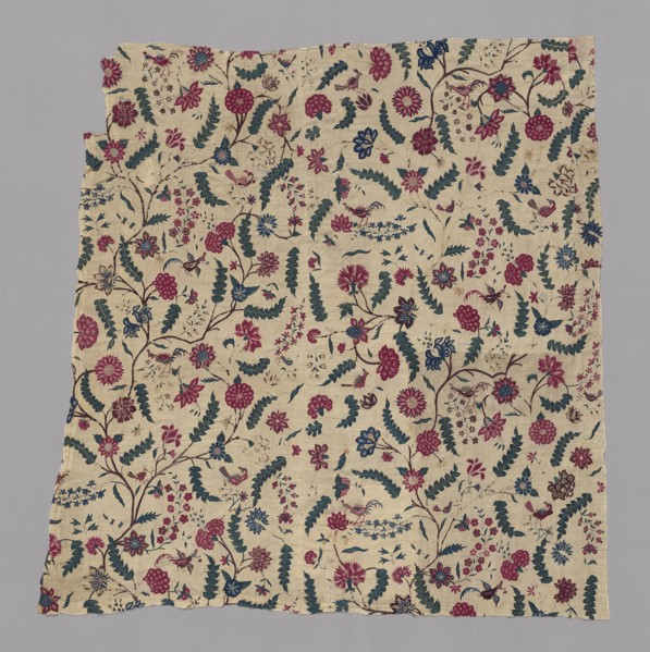 Panel, 17th century, England, Linen, twill weave, embroidered with silk, 159 × 158.2 cm (62 5/8 ×