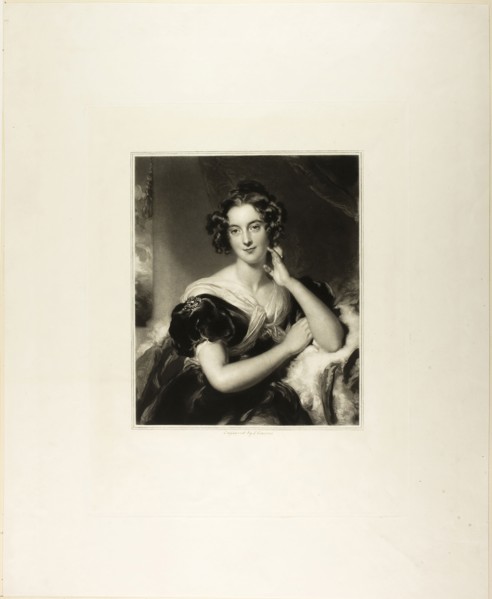 Miss Julia MacDonald, 1830/31, Samuel Cousins (English, 1801-1887), after Thomas Lawrence (English,