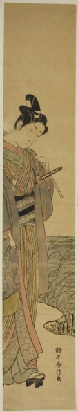 Young Man with Fishing Pole and Net, c. 1769, Suzuki Harunobu ?? ??, Japanese, 1725 (?)-1770,