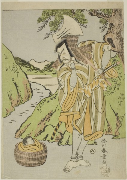 The Actor Matsumoto Koshiro II as Osada no Taro Kagemune Disguised as the Woodcutter Gankutsu no