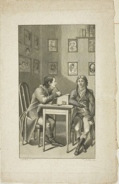 A Physionotrace Portraitist, 1802, Christoph-Wilhelm Bock (German, born 1754/55), after Ambrosius