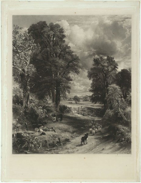 The Cornfield, 1832–34, David Lucas (English, 1802-1881), after John Constable (English,