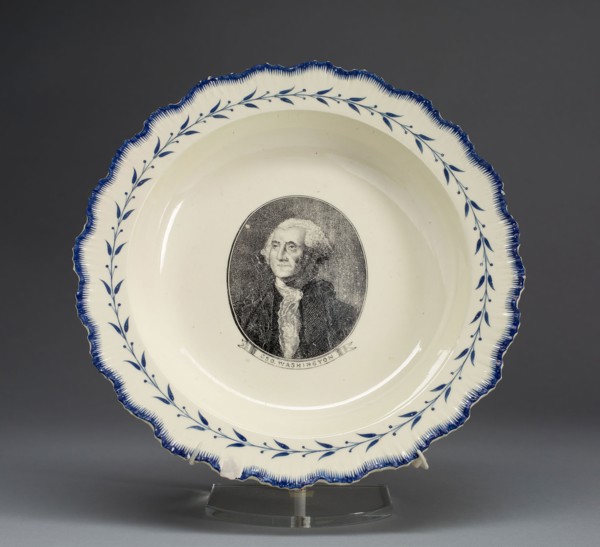 Soup Plate, c. 1790, English for the American market, Leeds, England, Creamware, Diam. 24.3 cm (9