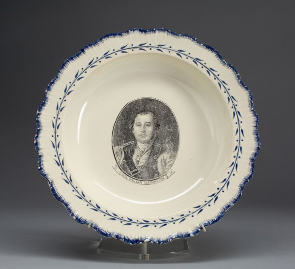 Soup Plate, c. 1790, English for the American market, Leeds, England, Creamware, Diam. 24.3 cm (9