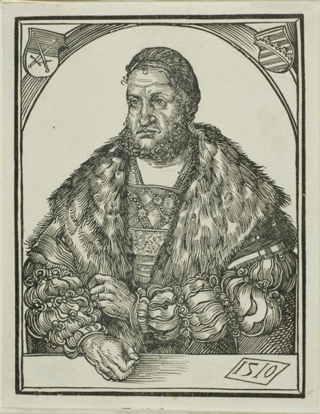 Elector Frederick III of Saxony, from Speculum intellectuale felicitatis humane, 1510, Wolf Traut