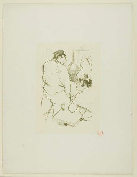 The Terror of Grenelle, 1894, Henri de Toulouse-Lautrec, French, 1864-1901, France, Color