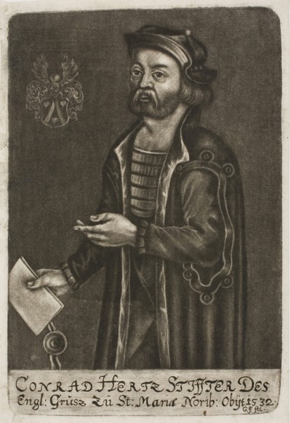 Conrad Hertz, Stiffter, n.d., Georg Fennitzer, German, active 1697-1700, Germany, Mezzotint on