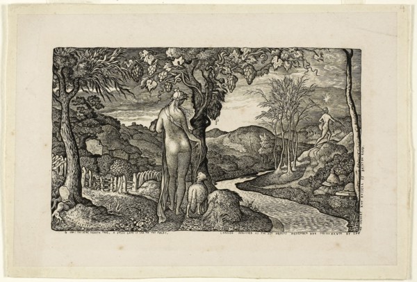 The Bride, n.d., Edward Calvert, English, 1799-1883, England, Engraving on paper, 76 × 127 mm
