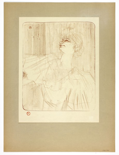 À Menilmontant by Bruant, plate four from Yvette Guilbert, 1898, printed 1930, Henri de