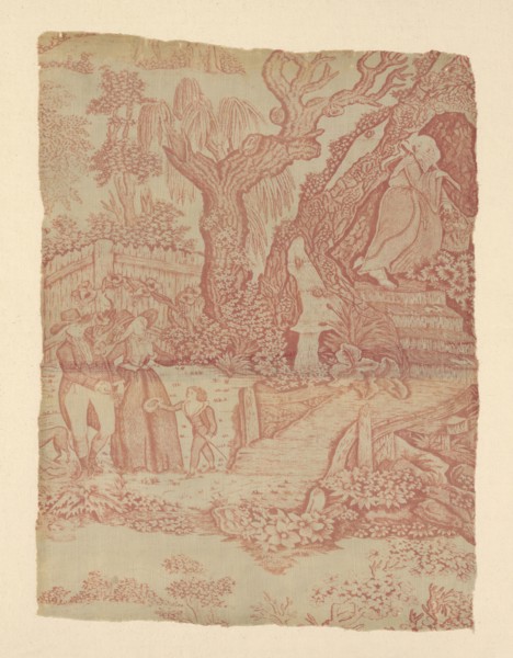 Changing Seasons (Furnishing Fabric), 1789/90, England, Cotton, plain weave, copperplate printed,