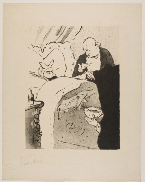 Carnot is Sick!, 1893, Henri de Toulouse-Lautrec, French, 1864-1901, France, Lithograph on cream