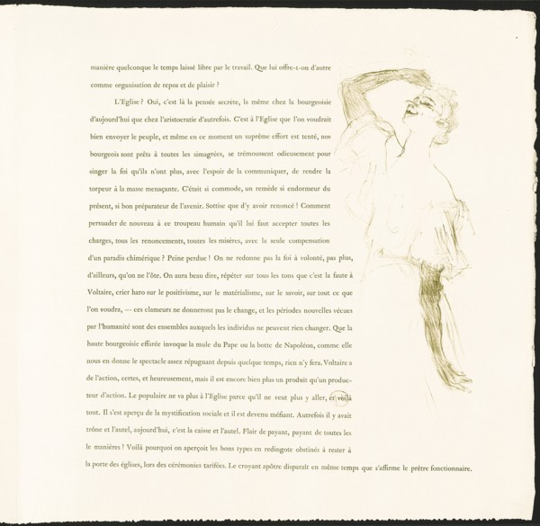 Yvette Guilbert, 1894, Henri de Toulouse-Lautrec, French, 1864-1901, France, Lithograph with