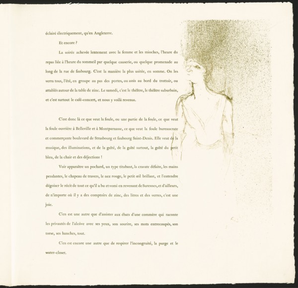 Yvette Guilbert, 1894, Henri de Toulouse-Lautrec, French, 1864-1901, France, Lithograph with