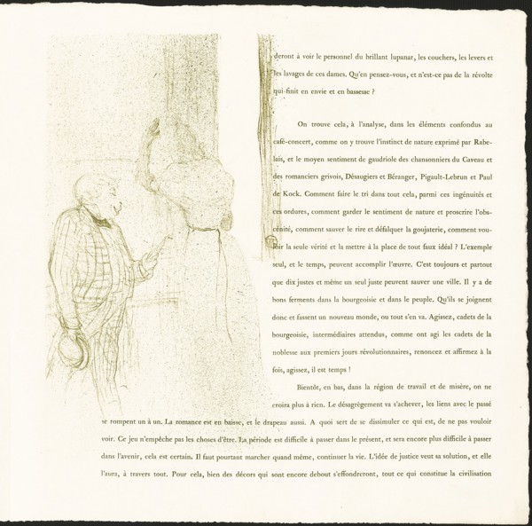 Yvette Guilbert, 1894, Henri de Toulouse-Lautrec, French, 1864-1901, France, Lithograph with