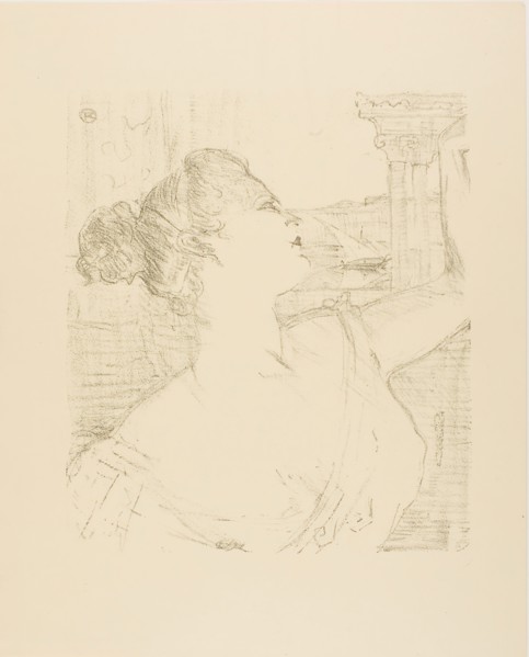 Sybil Sanderson, from Treize Lithographies, 1898, published before 1906, Henri de Toulouse-Lautrec,