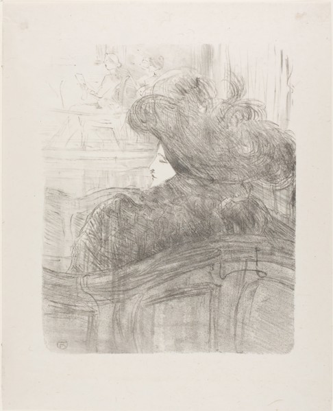 Cléo de Mérode, from Treize Lithographies, 1898, published before 1906, Henri de Toulouse-Lautrec,