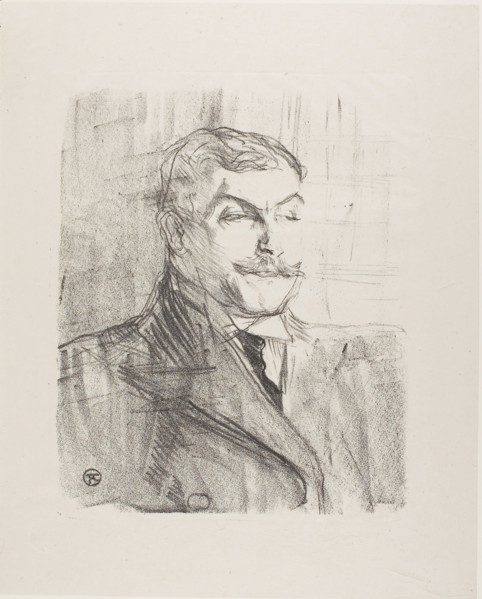 Lucien Guitry, from Treize Lithographies, 1898, published before 1906, Henri de Toulouse-Lautrec,