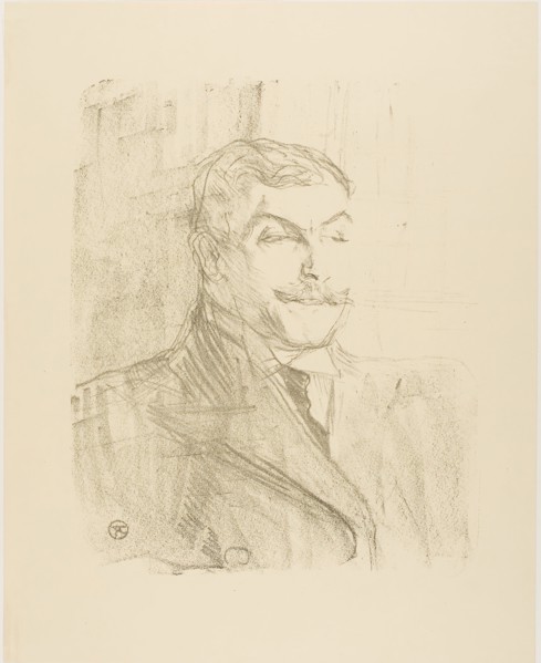Lucien Guitry, from Treize Lithographies, 1898, published before 1906, Henri de Toulouse-Lautrec,