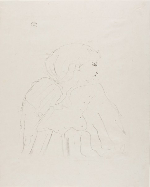 Jane Hading, from Treize Lithographies, 1898, published before 1906, Henri de Toulouse-Lautrec,