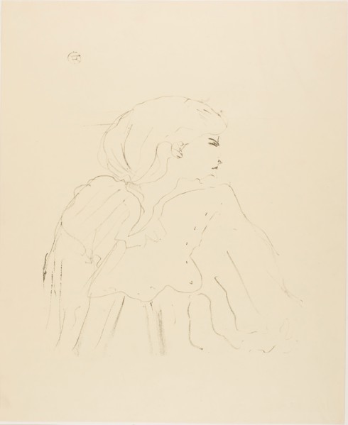 Jane Hading, from Treize Lithographies, 1898, published before 1906, Henri de Toulouse-Lautrec,