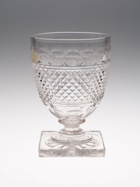 Goblet, c. 1820/30, England, Glass, 14.5 × 9.8 cm (5 11/16 × 3 7/8 in.)