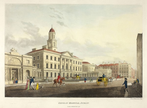 Lying-In Hospital, Dublin, published December 1795, James Malton, English, 1761-1803, England,