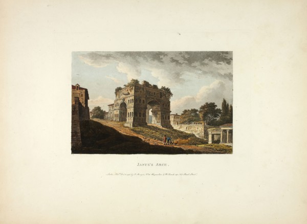 Janus’s Arch, plate twenty from the Ruins of Rome, published December 6, 1796, M. Dubourg,