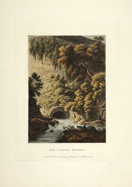 The Cloaca Maxima, plate three from Ruins of Rome, published March 1, 1796