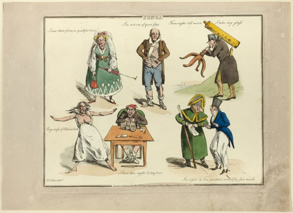 Plate from Illustrations to Popular Songs, 1822, Henry Alken (English, 1785-1851), published by