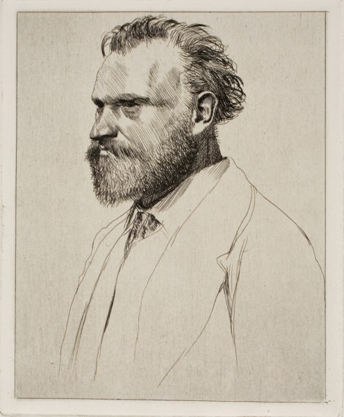 Edouard Manet, Bust-Length Portrait, 1864–65, Edgar Degas, French, 1834-1917, France, Etching,